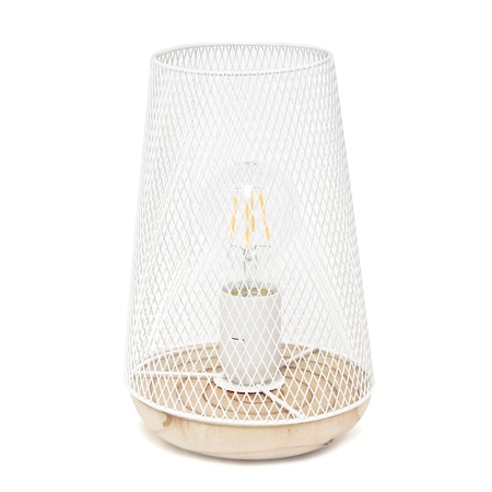 WhiteWired Mesh Uplight Table Lamp